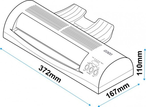 Imagen 3 de 8 de Plastificadora Laminadora Dasa Lm240 Oficio A4 Carta Carnets