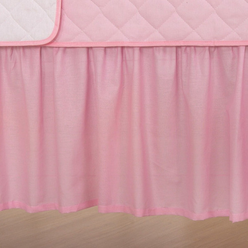 Kit Para Mini Berço Trança Chuva De Amor 11 Pçs Menina