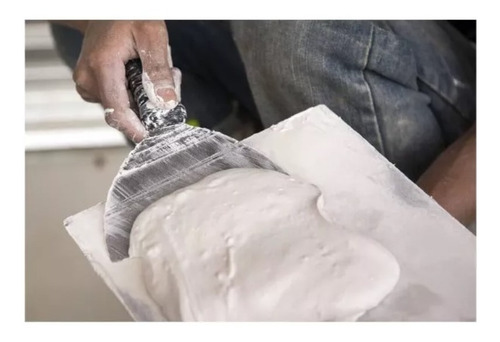 Gesso Lento Em Pó 5kg Branco Para Artesanatos