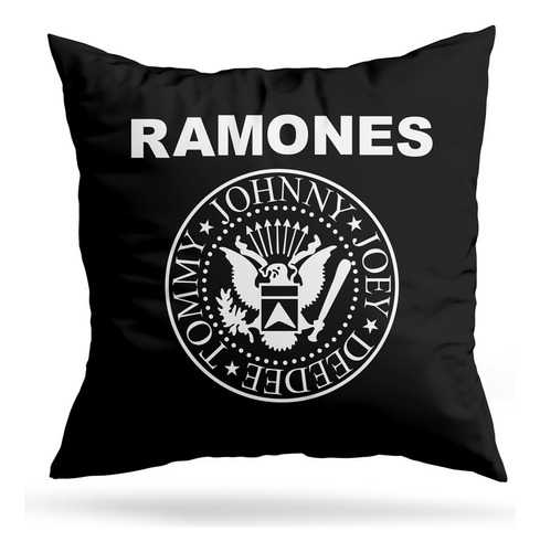 Cojin Deco Ramones (d0108 Boleto.store)
