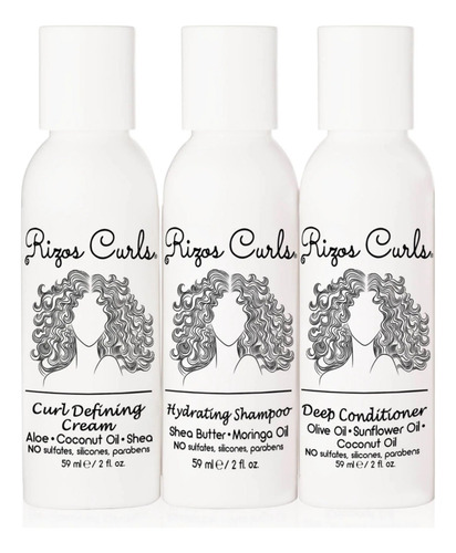 Kit De Viagem: Shampoo E Condicionador Hidratante Rizos Curl