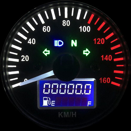 Tacómetro De Combustible, 0-160 Metros, Indicador Digital Un