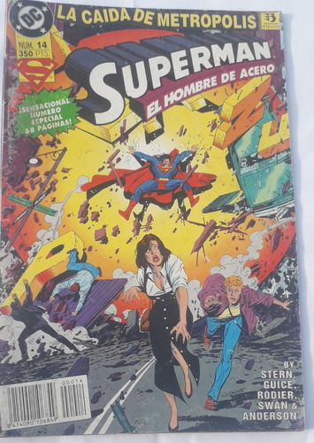 Historieta Comic * Superman El Hombre De Acero * Nº 14 Zinco