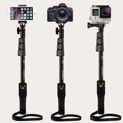 Bastão Para Selfie Profissional Monopod Yt-188 1,23m