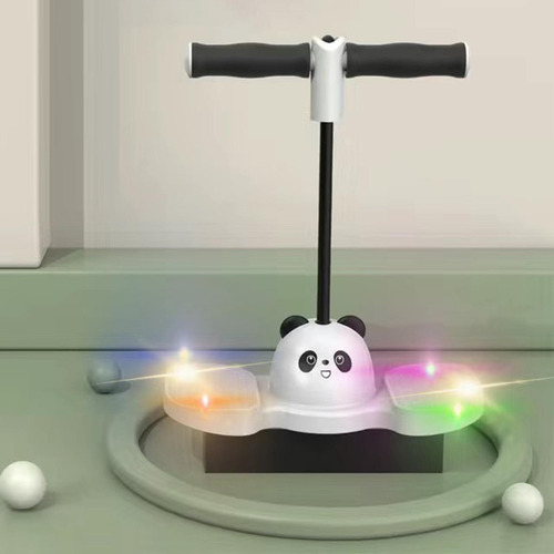 Pogo Pogo Stick Brinquedo De Salto Que Para Panda Preto