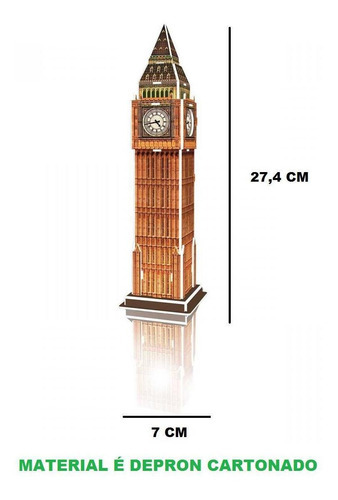 Puzle 3D del Big Ben - Revell 00120