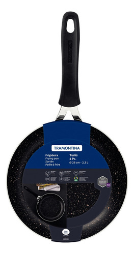 Sartén Tramontina Tunis Antiadherente Premium y Aluminio con 28 cm Color Plomo