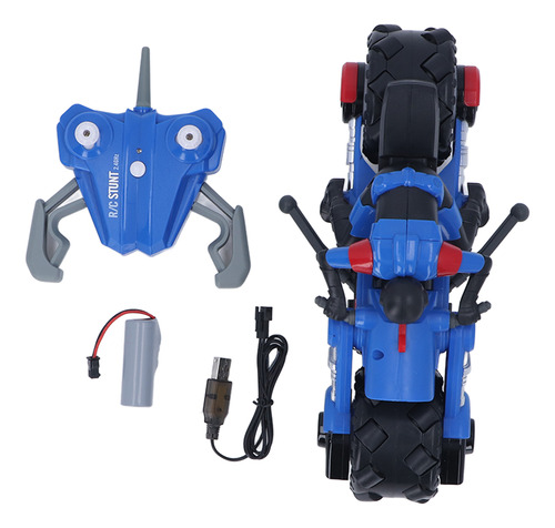 Motocicleta 1/10 Rc De Juguete Con Control Remoto Drift Stun