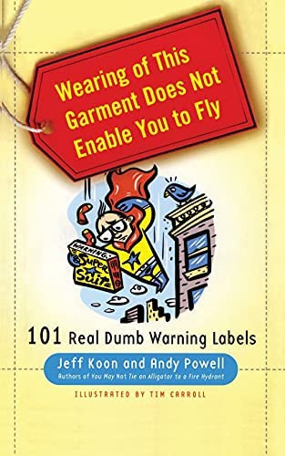 Libro: Wearing Of This Garment Does Not Enable You To Fly: