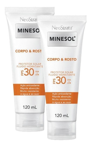 Kit 2 Protetor Solar Neostrata Minesol Fps 30 120ml