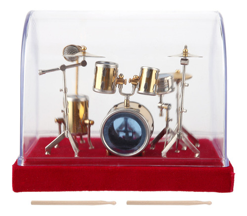 Conjunto De Batería De Instrumentos Musicales En Miniatura,