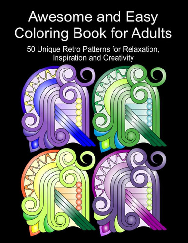 Libro: Awesome And Easy Coloring Book For Adults - Volume 2: