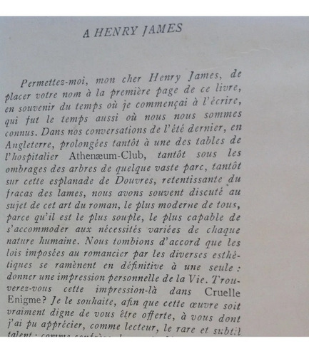Libro Antiguo Cruelle Énigme Paul Bourget 1885 Francia (Usado)