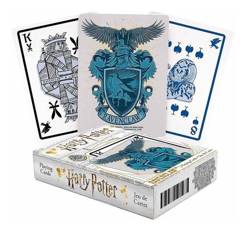 Cartas Naipes Inglés Ravenclaw Harry Potter 2 Pack- Carioca