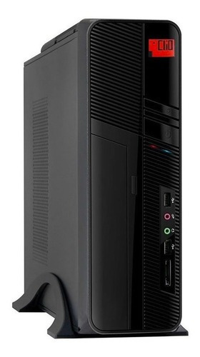 Gabinete Clio Cl-s605 Full Slim Micro Atx Negro