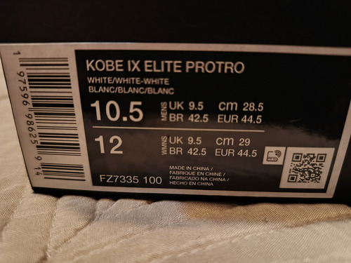 Zapatillas Nike Kobe 9 Elite High Potro Halo Basquet (Usado)