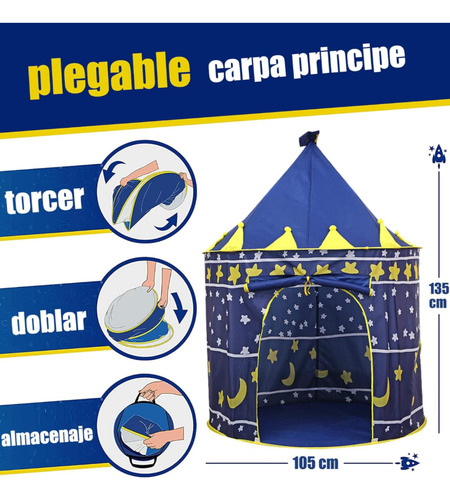 Carpa Castillo Para Niños (Usado)