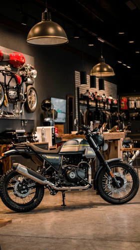 Imagen 15 de 19 de Royal Enfield Scram 411 Himalayan Skyline Blue - Reserva Ya