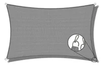 Comprar Rectángulo Toldo Vela Gris 90% 3m X 4m