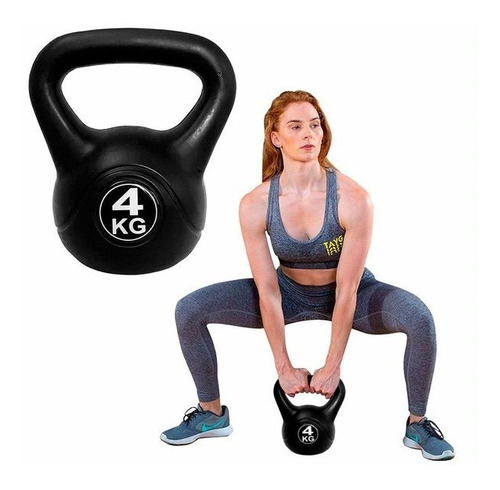 Pesa Rusa 4 Kg/8.8 Lb Kettlebell, Funcional Cross Tayga