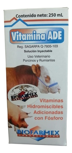 Vitamina Ade Biofarmex De 250 Ml