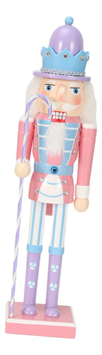 Adornos De Cascanueces, Regalos Navideños, Rosa 25cm
