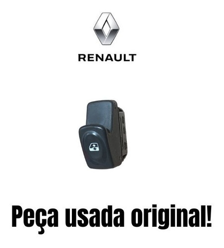 Botão Vidro Elétrico Simples Renault Symbol Clio 5 Pinos