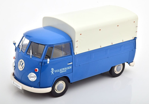 Vw T1 Combi Pickup 1950 Azul Escala 1:18  Solido