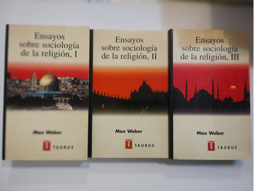 Ensayo Sobre La Sociología De La Religión 3 Tomos Max Weber 