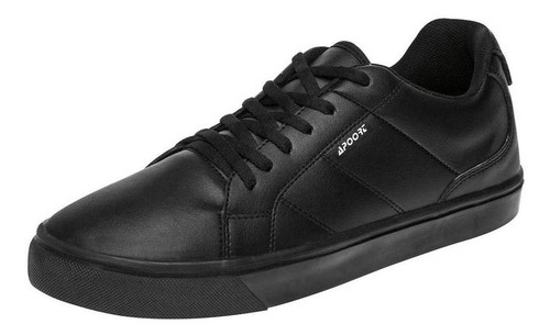 Tenis Apoort A321 Joven Talla 22 Al 25 Color Negro Sc.