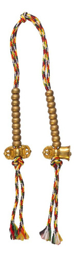 Copper Bell & Vajra Prayer Counters Con Borla