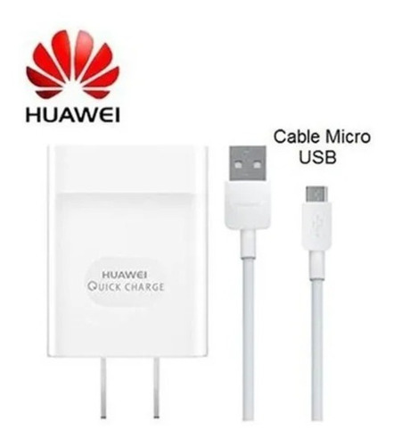 Cargador Huawei Original Rápida V8 Cable Micro Usb Normal