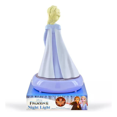 Frozen 2 Elsa Luz De Noche Led 15 Minutos De Iluminación