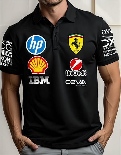 Playera Tipo Polo Hamilton 2025