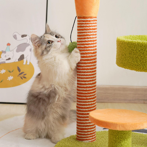 Poste Rascador Para Gatos, Entretenimiento,