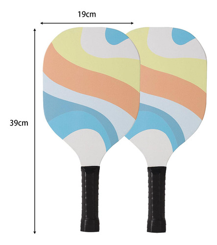 Juego De Raquetas De Pickleball Con 2 Raquetas Y 4 Pelotas