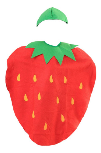 3 Disfraz De Fresa Con Dibujos De Frutas Para Fiesta Estilo