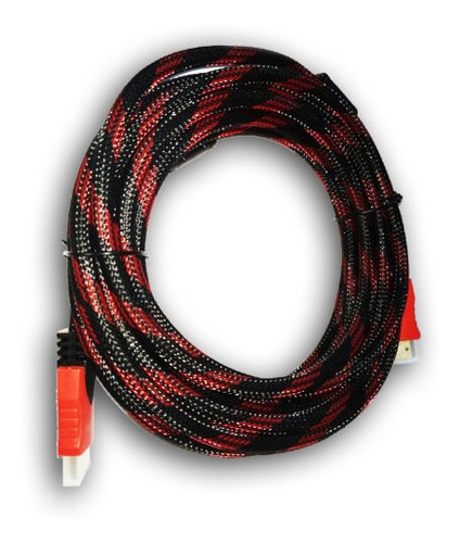 Cable Hdmi 1.5 Metros - Doble Filtro Mallado Punta Dorada