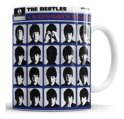 Taza The Beatles - A Hard Day's Night - Cerámica