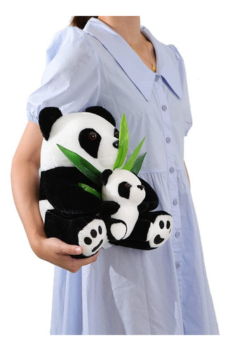 Aixini Peluche De Peluche De Panda De 10 Pulgadas Con Panda