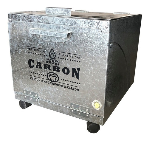 Cajon Baul Carbonero Organizador Para Carbon Bajo Parrilla 