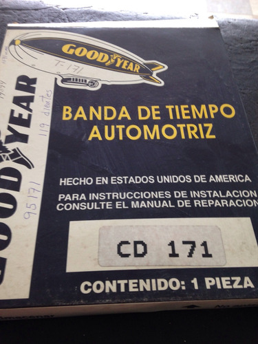 Banda De Tiempo Goodyear T171 Suzuki Swift 1994 119 Dientes