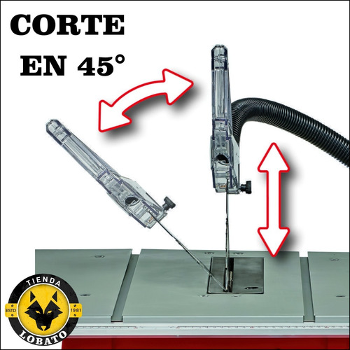 Imagen 6 de 10 de Sierra Circular De Mesa Pie Banco Ingletadora Einhell 2000w