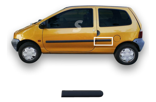 Bagueta Guardabarro Trasero Izq Renault Twingo 94/03 Negra