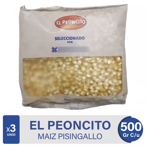 comprar Maiz Pisingallo El Peoncito Seleccionado Pack X3 - 01mercado