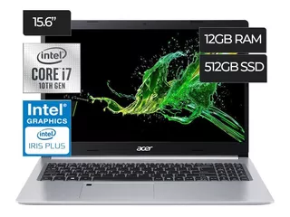 Notebook Acer Aspire 5/15.6/i7 10ma/512ssd/12gb/win10