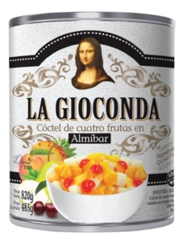 Coctel De 4 Frutas En Almibar X820g - La Gioconda