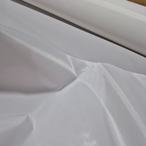 Tela Por Metro Silver Para Pilotines,banderines 1.4m Ancho Blanco Blanco / Blanco