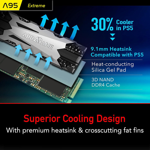 Disco Duro Interno 4tb For Ps5 | Addgame A95./quality