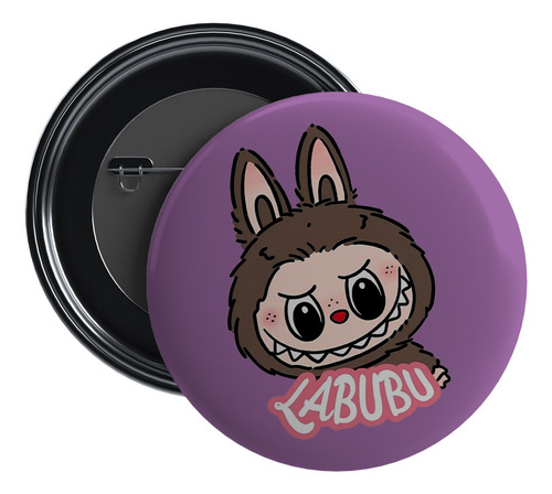 X6 Pines Prendedores De Labubus Originales 25mm - Surtidos Beige Labubu